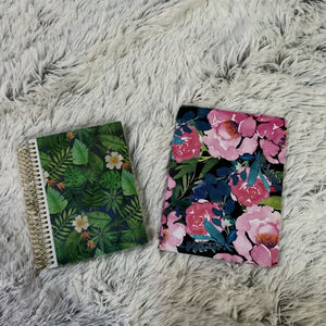 Unbranded Planner and notebook floral tropical pattern